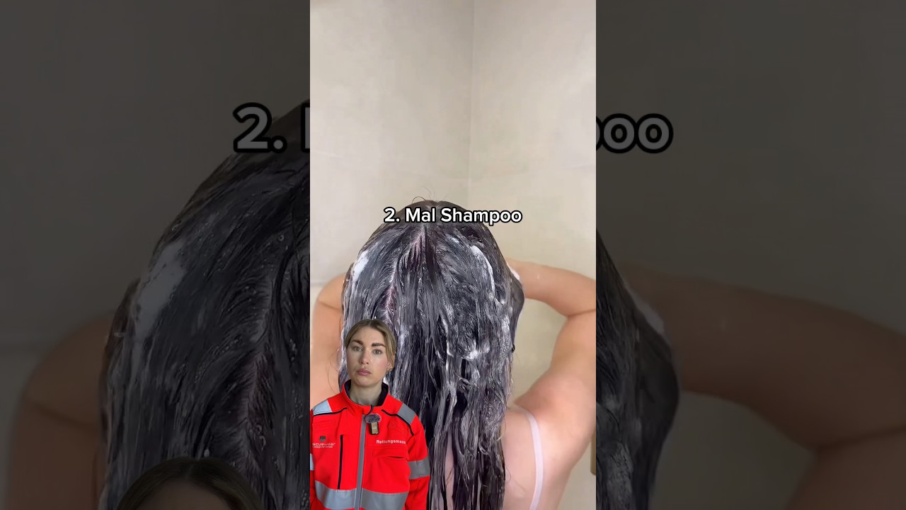 ‼️Sind deine Haare nur sauber, wenn es richtig sch&auml;umt? 👀🛁 #rettungsmaus #medizin