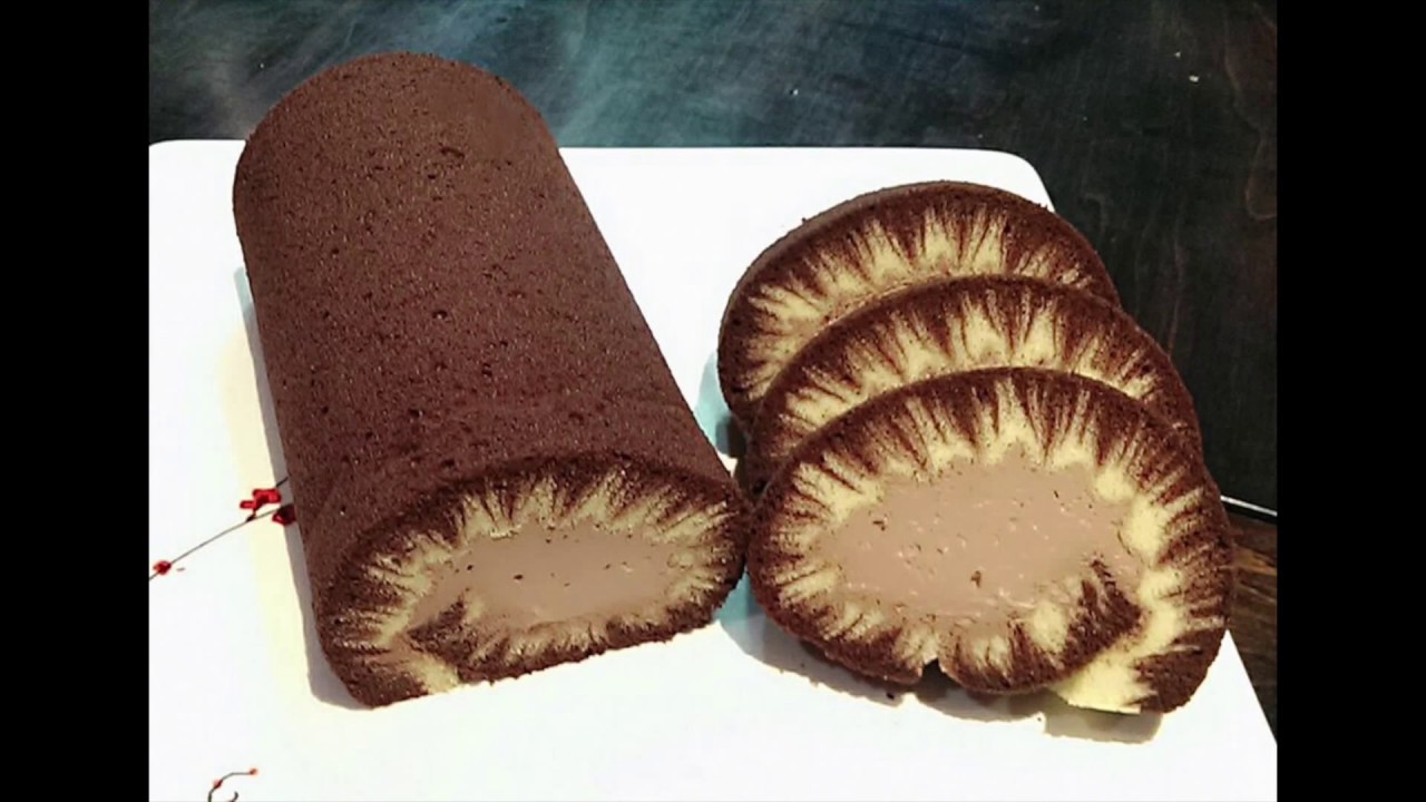 飓风蛋糕巧克力卷捲烫麵戚风分蛋 1/3 Hurricane Chocolate Cake Roll Swiss Roll Swissroll Chiffon