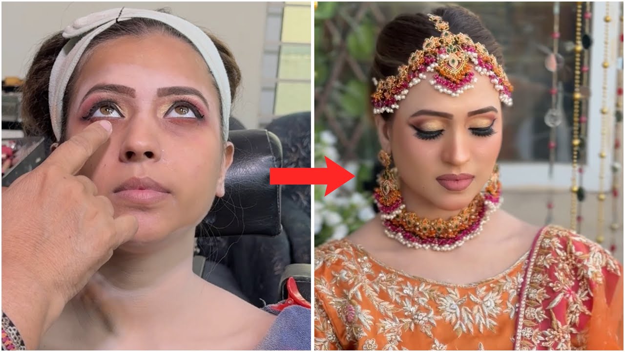Soft Glam Mehndi Makeup Step-by-Step | Beginner Friendly | Long Lasting Look
