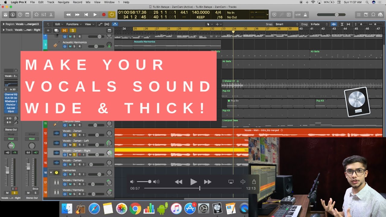 (In Hindi) Vocal Widening/Thickening Trick Explained! | Mix With Vasudev