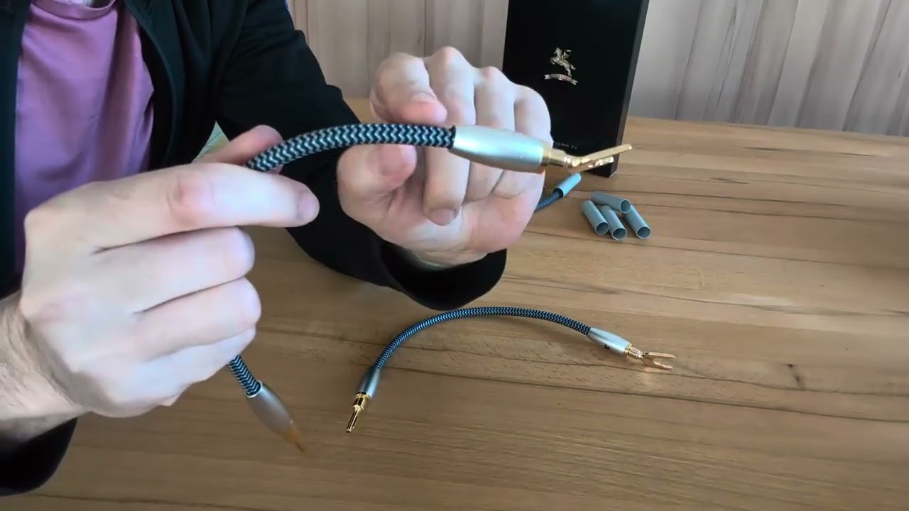 HI FI BiWire Jumper, Lautsprecher Brücken mit Gabelschuhen, Hervorragende Verarbeitungsqualität und