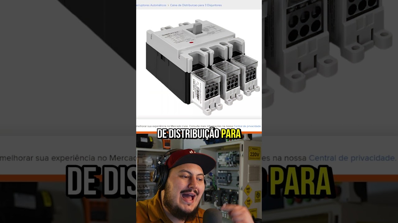 Bloco de distribui&ccedil;&atilde;o para disjuntor de caixa moldada, &eacute; assim que se faz #eletrica #eletricista