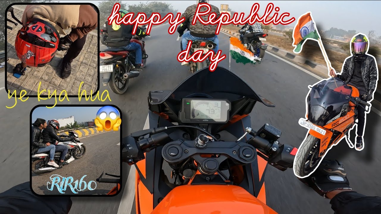 Republic Day Ride🇮🇳 | Riding with bareilly Squid 😱 Riding a Z900 ❤️