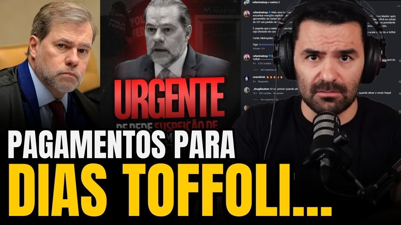 🚨URGENTE🚨 Arthur REAGE a BOMBA sobre Dias Toffoli e Banco Master | Mommy Talks