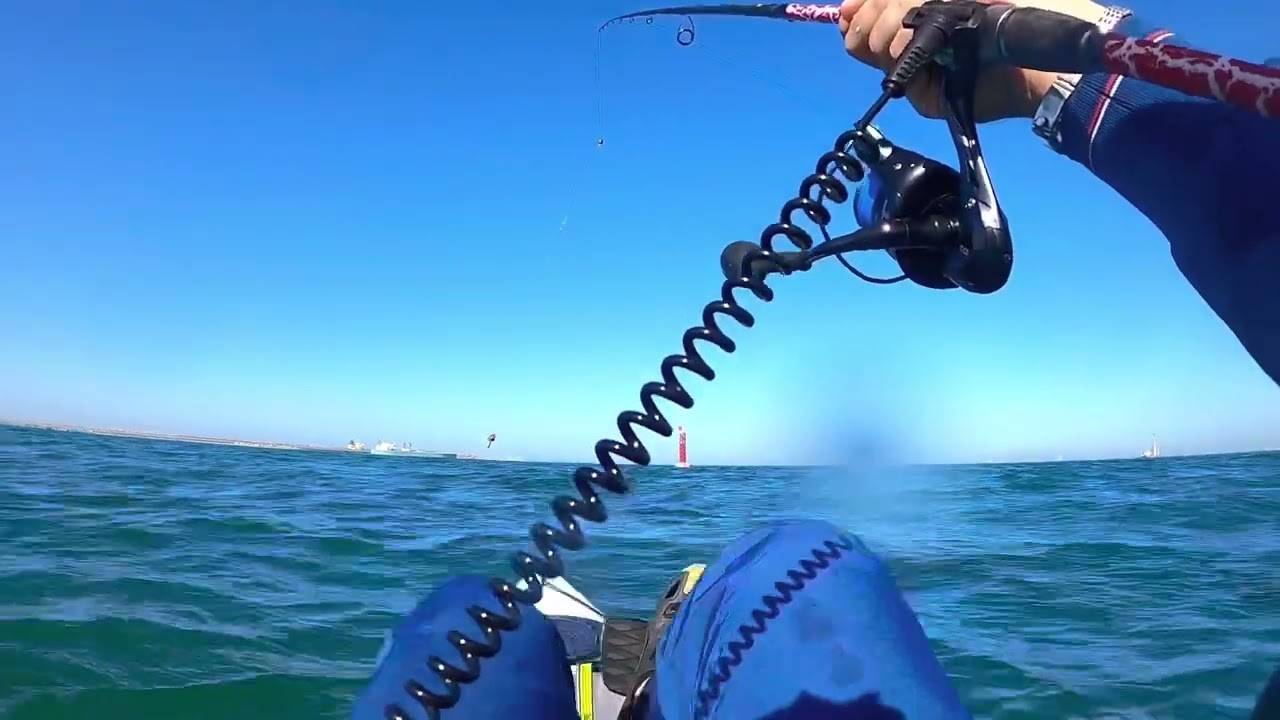 Pêche en Kayak Galaxy Alboran FX, Mohammedia Maroc. الصيد بالكاياك بمدينة المحمدية المغرب.