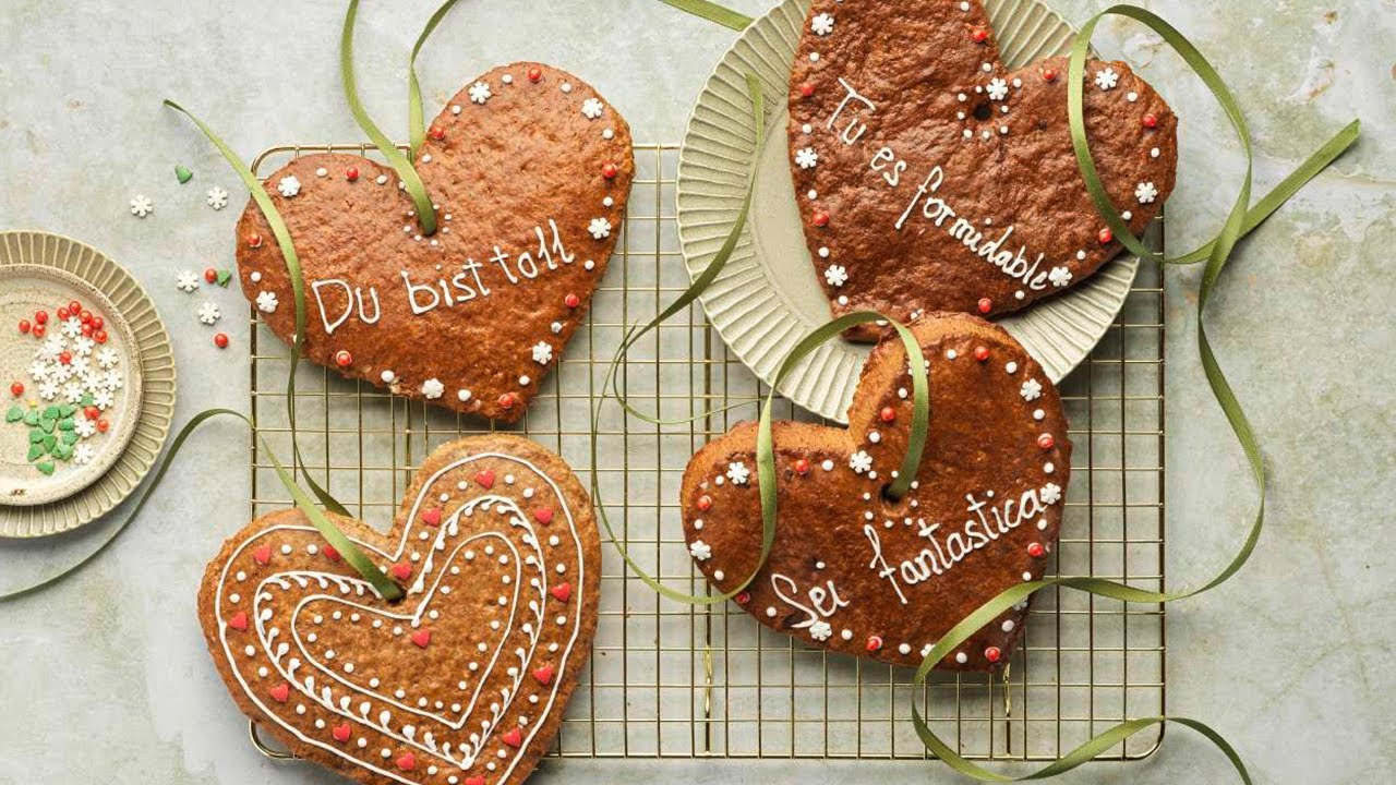 Ricetta: Cuori di panpepato da regalare | FOOBY