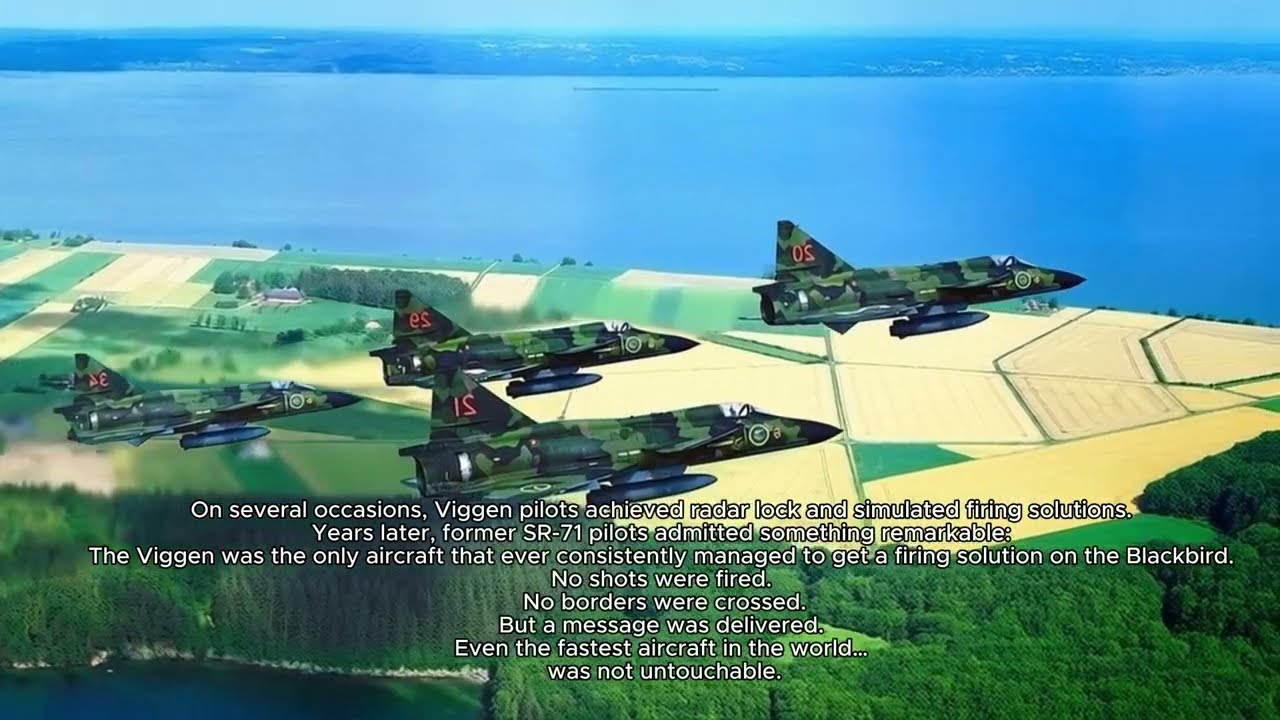The Swedish Jet That Chased the SR-71 Blackbird 🇸🇪✈️