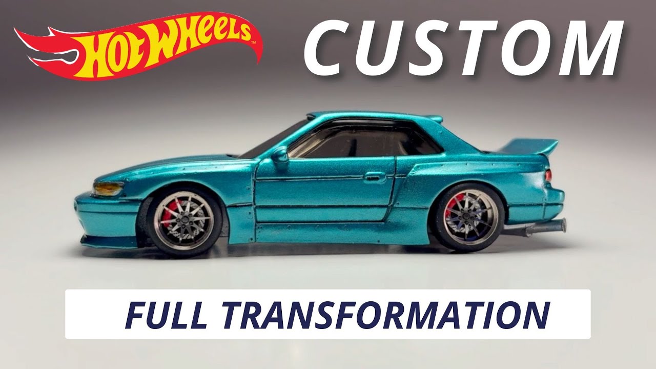 Превращение машинки Hot Wheels за 1 доллар в шедевр японского тюнинга (проект Silvia S13)
