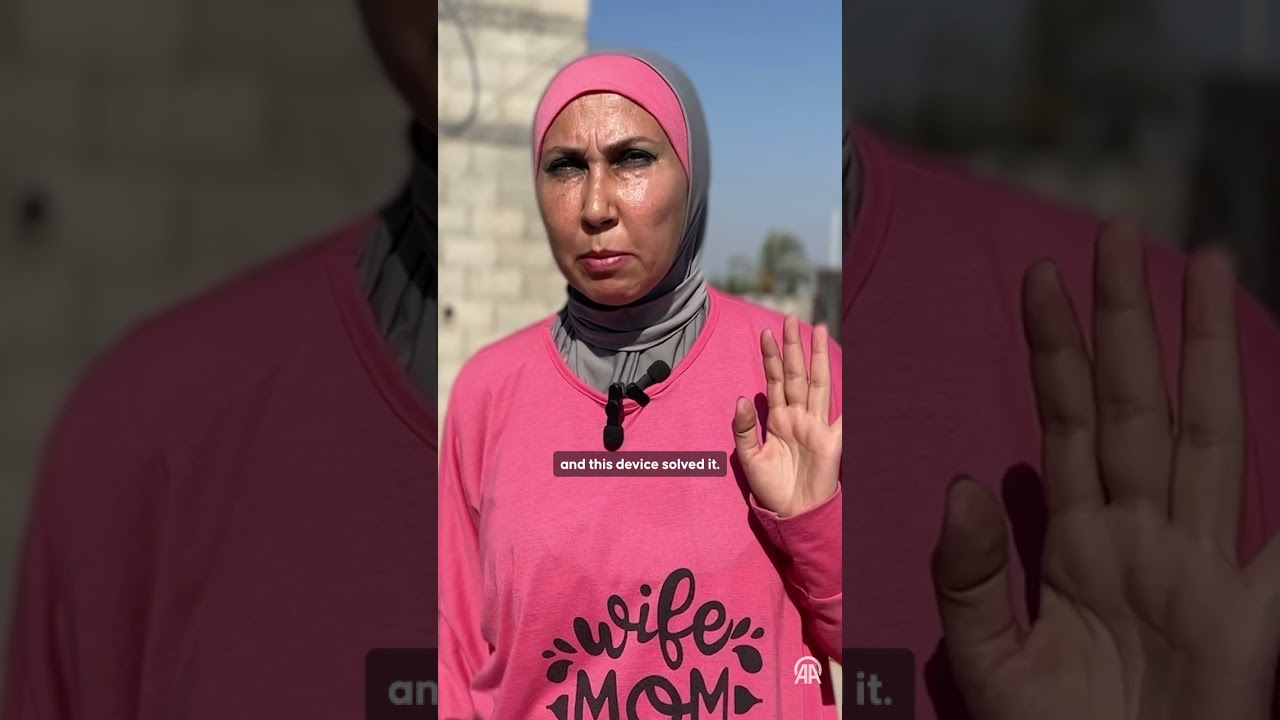 Gazan engineer Inas Al-Ghoul offers alternative solution to water crisis with new filtration system