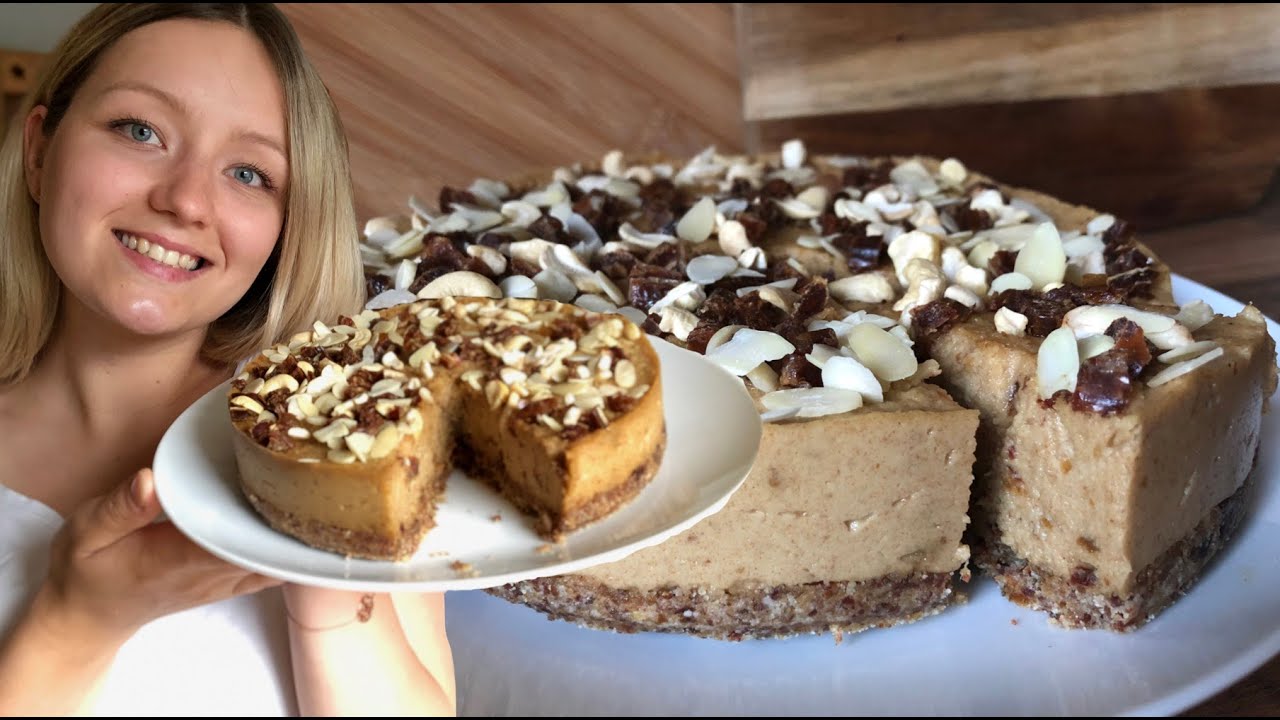DATEĻU UN RIEKSTU 'SIERA' KŪKA | bez kokosriekstu eļļas, glutēna un cukura (vegāniska)