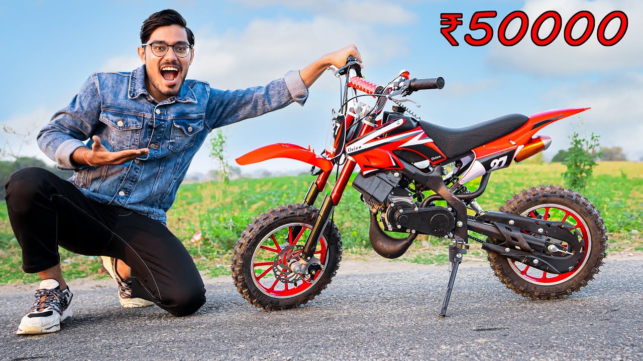 49cc Petrol Mini Dirt Bike- Unboxing & Testing 🔥🔥