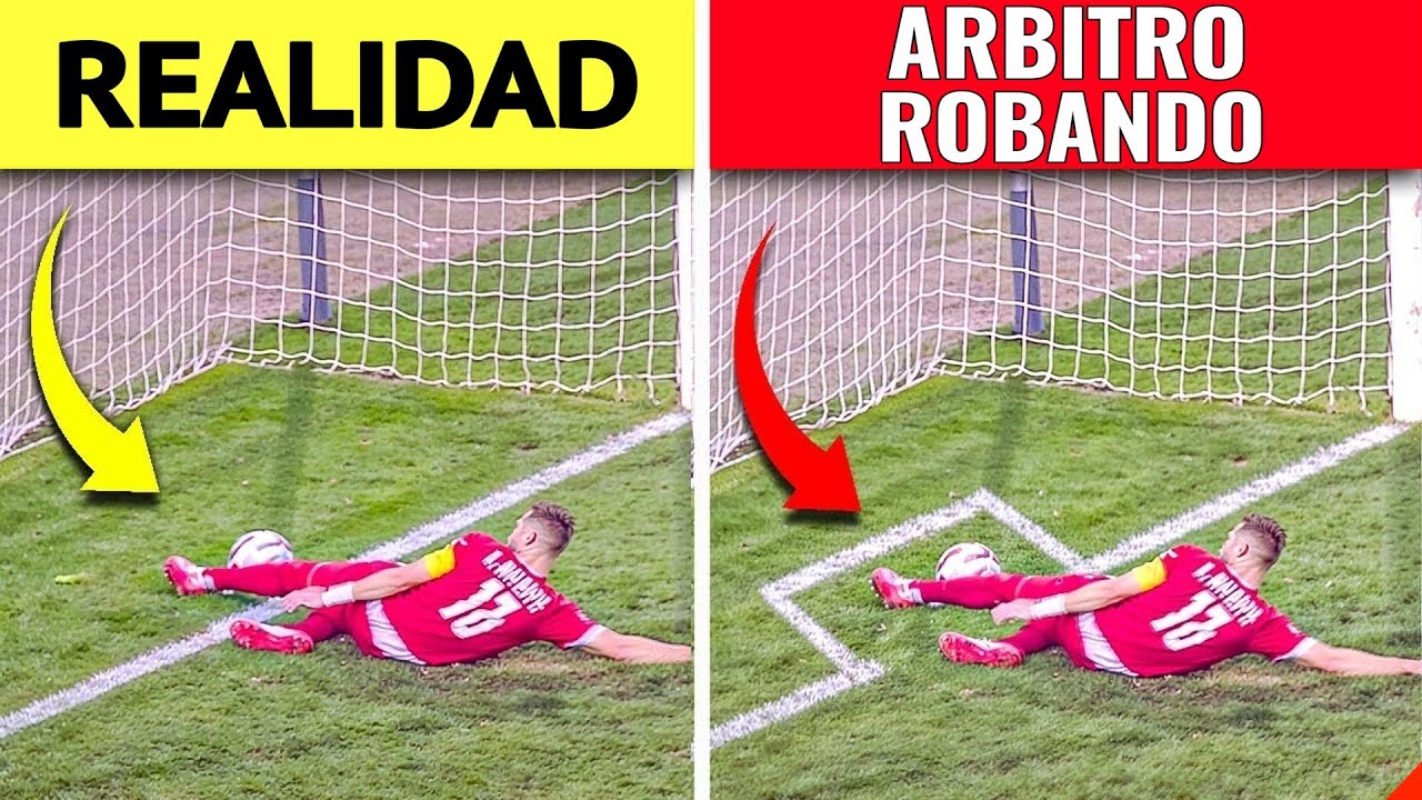 25 ERRORES ARBITRALES QUE CAMBIARON LA HISTORIA DEL FÚTBOL