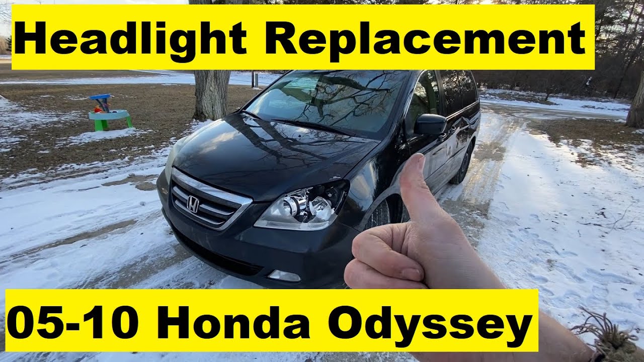 Headlight Replacement Honda Odyssey 05 06 07 08 09 10 2005 2006 2007 2008 2009 2010