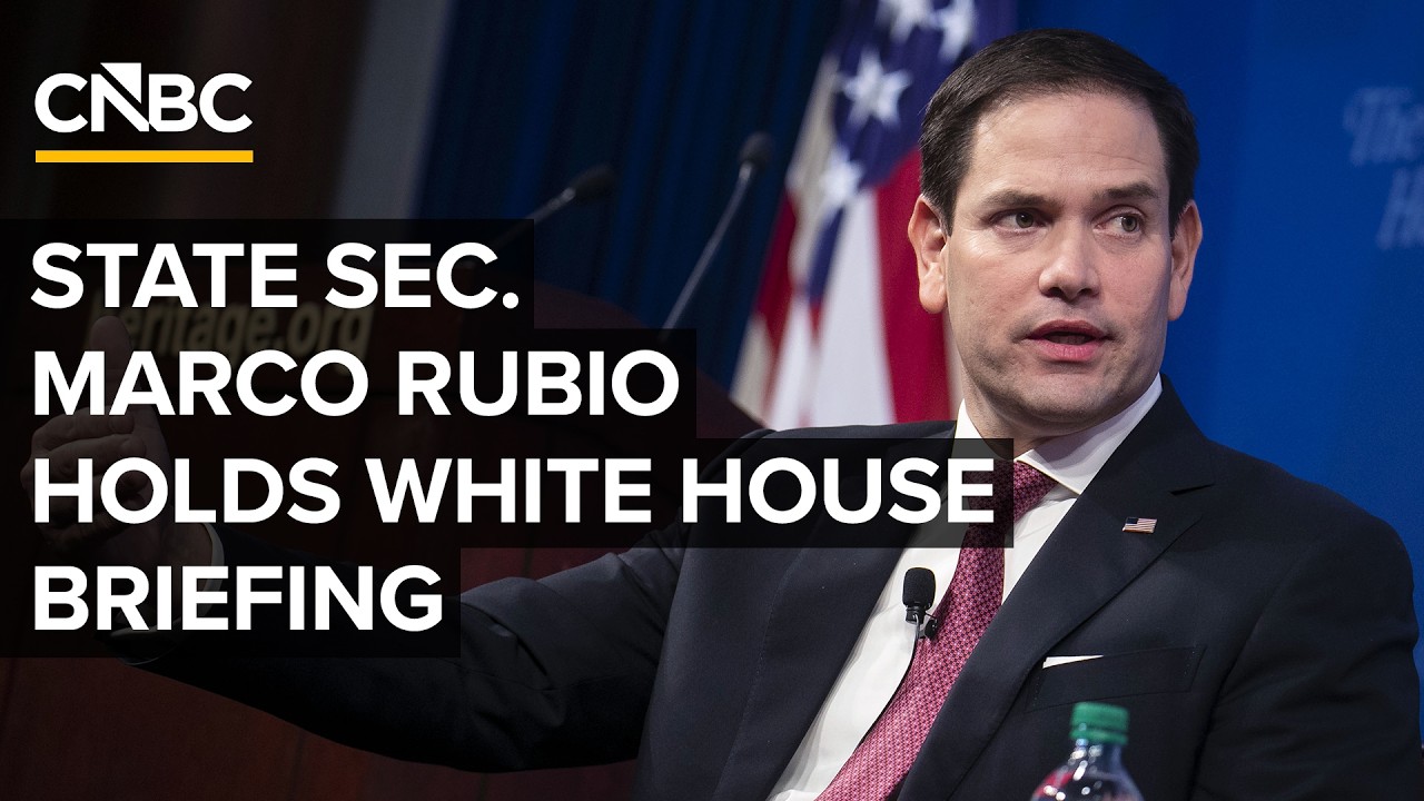 Secretary of State Marco Rubio holds White House press briefing &mdash; 5/5/2026