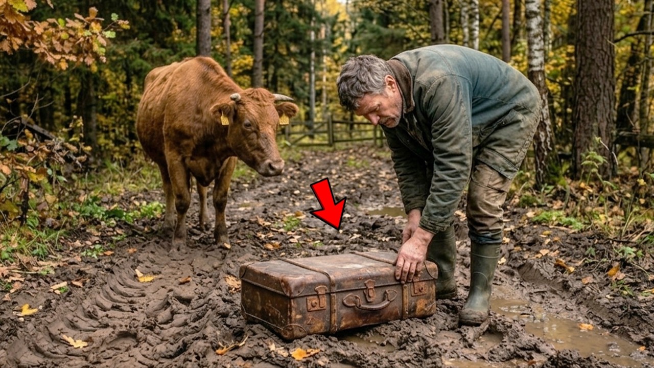 Корова привела фермера к старому чемодану. Когда он открыл его &mdash; сразу вызвал полицию!