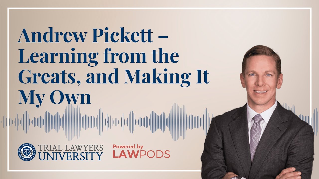 Andrew Pickett &ndash; Learning from the Greats, and Making It My Own
