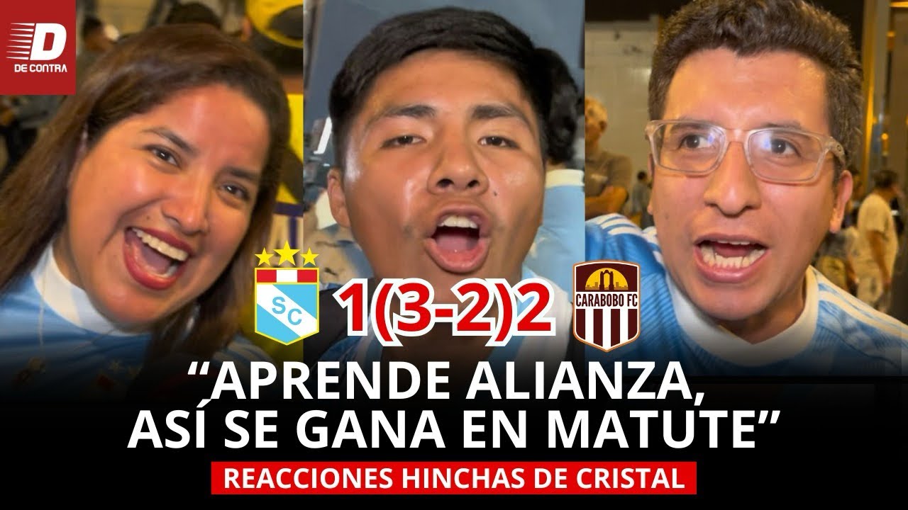 “MATUTE ES MI CASA” Hinchas de SPORTING CRISTAL celebran pase a FASE DE GRUPOS de COPA LIBERTADORES