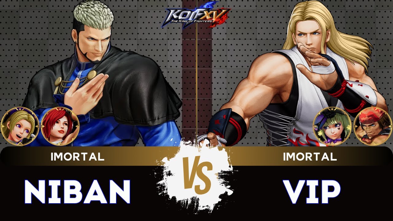 KOF XV ▰ NIBAN (Vanessa/Hinako/Goenitz) 🆚 VIP (Sylvie/Ralf/Andy) 🎞️Replay Match - 1/26