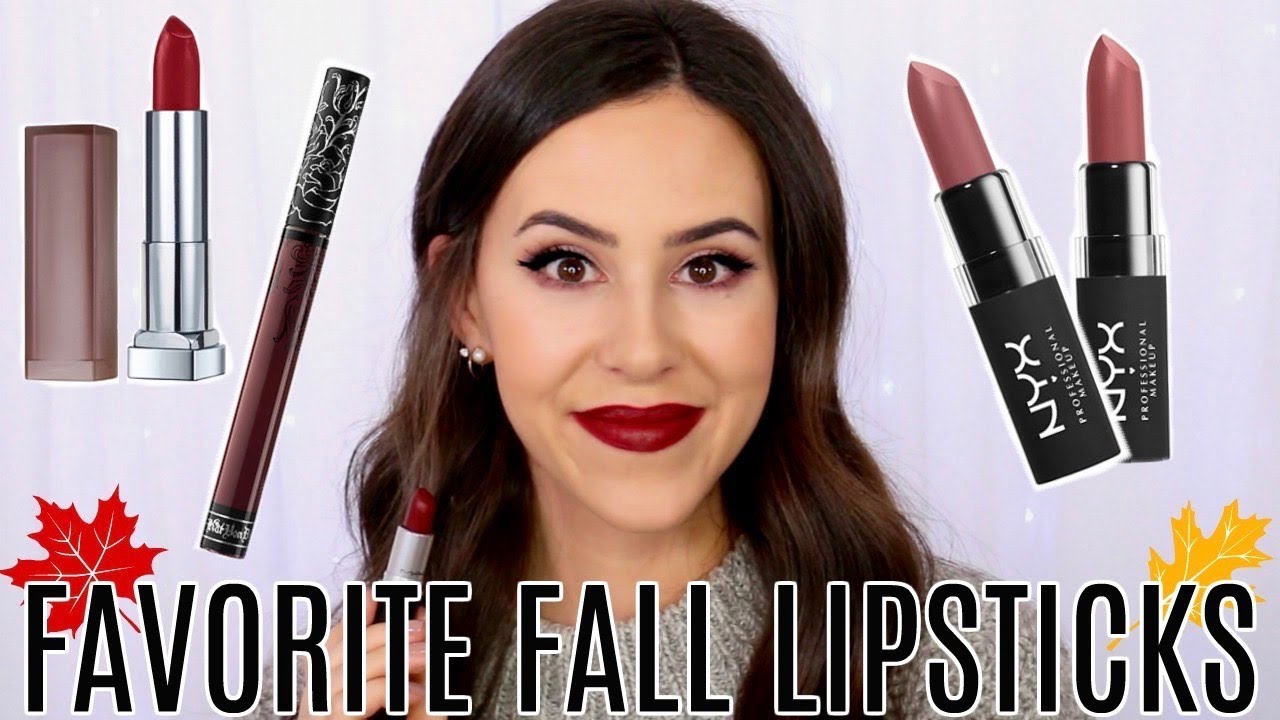 Favorite Fall Lipsticks || Best Drugstore & High End Autumn Lipsticks
