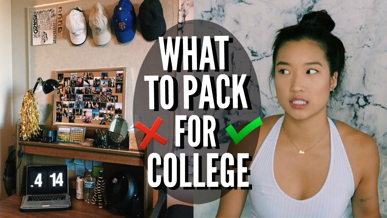 WHAT TO BRING TO COLLEGE (and what not to) | Packing for College!