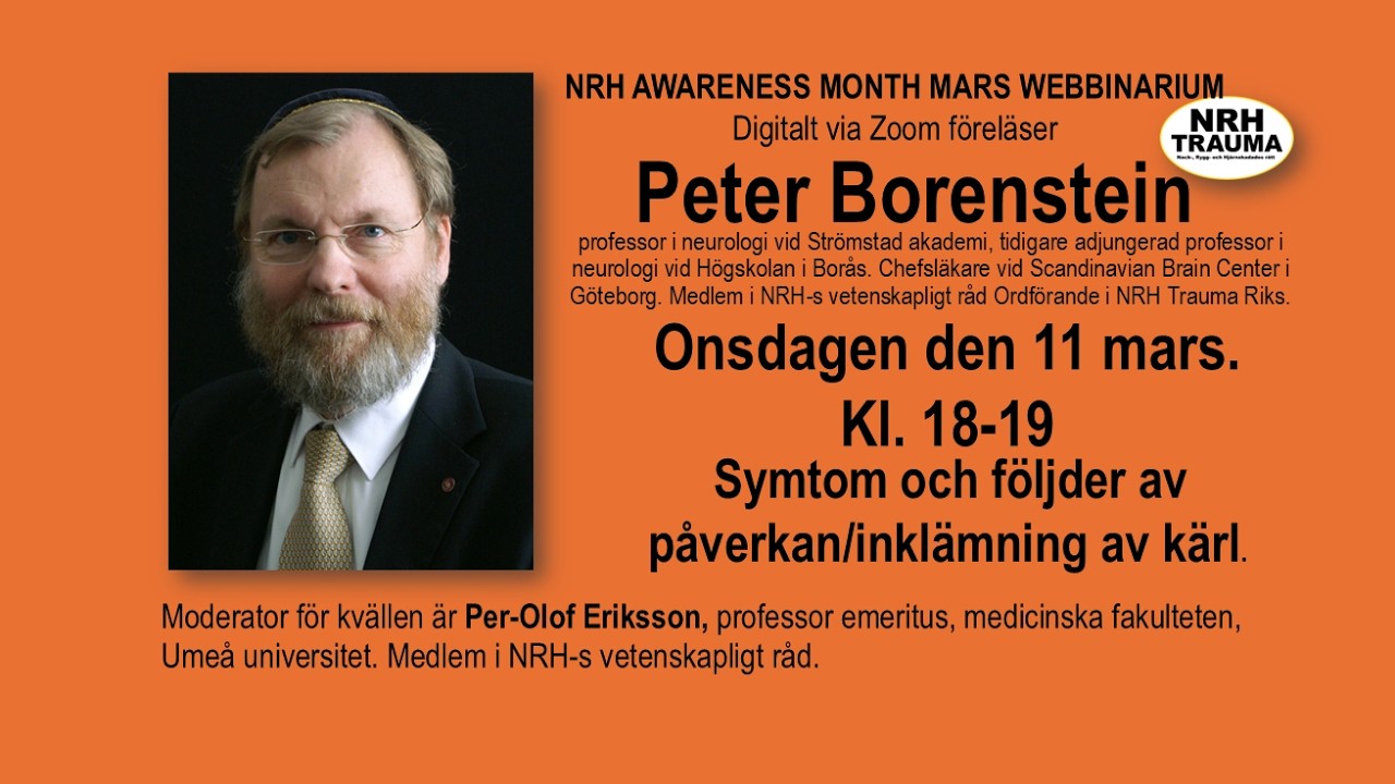 Symtom och följder av påverkan/inklämning av kärl med Peter Borenstein