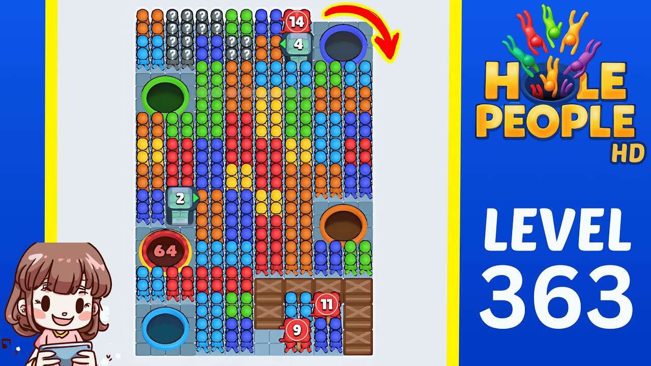 Hole People Level 363 Solution Walkthrough