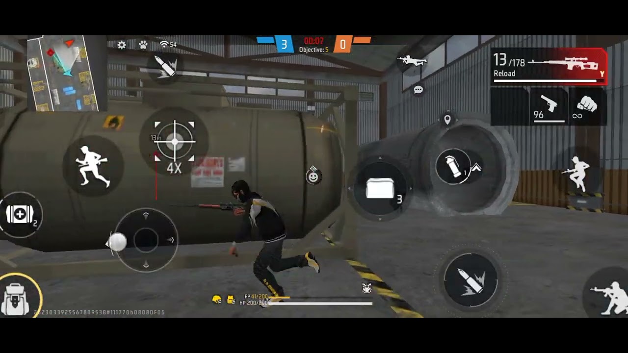 Free fire 1vs1  one tap head shot LOL..GAMING 