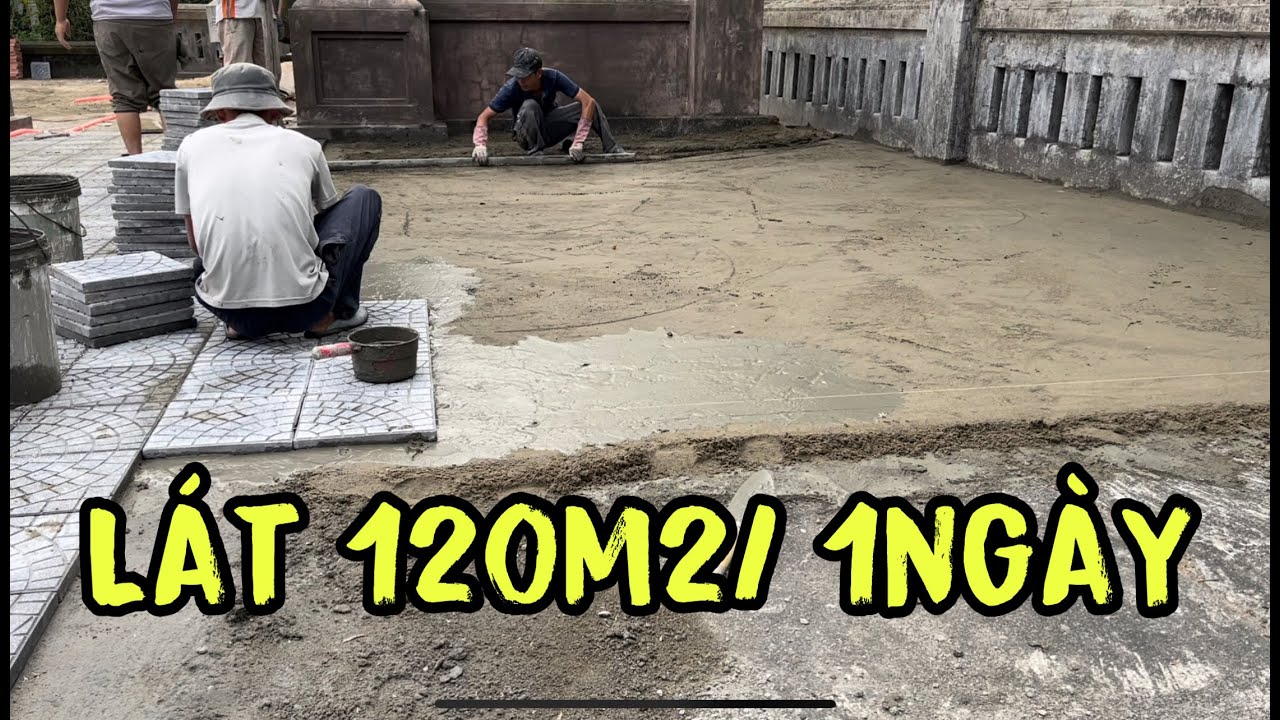 lát sân gạch vỉa hè đơn giá thấp chạy theo số lượng rất nhanh