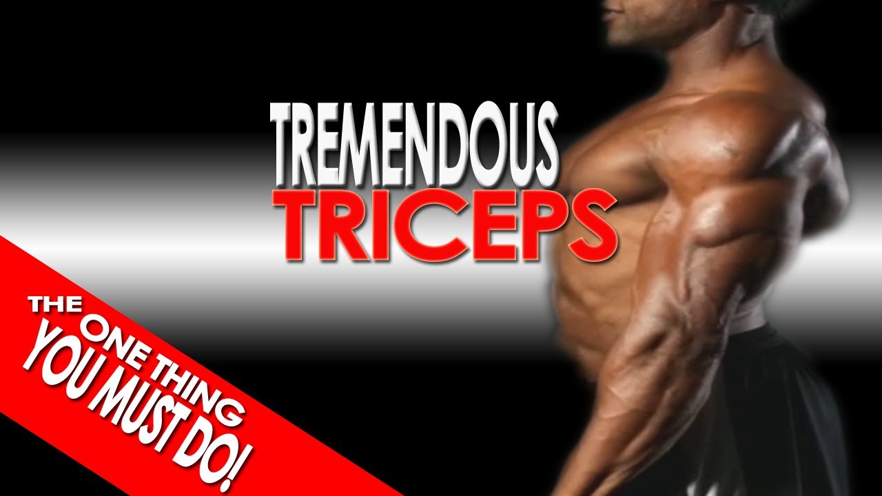 Triceps Training - One Thing that must be done with Kickbacks and Why...
