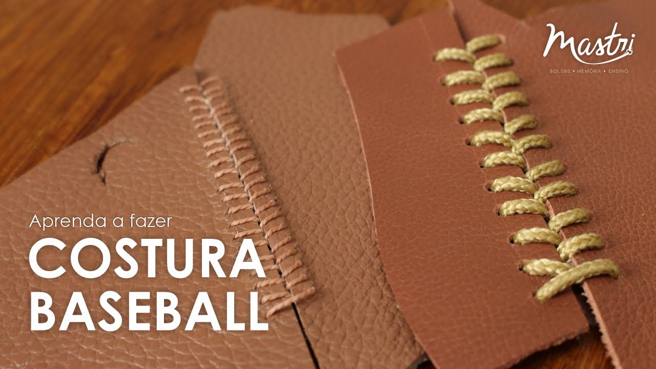 Aprenda a fazer PONTO BASEBALL no Couro!