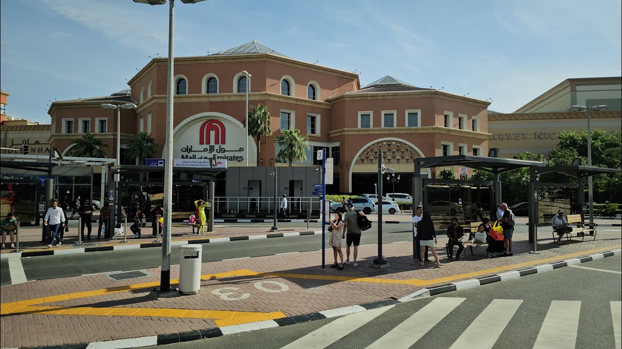 Dubai bus ride: Mall of the Emirates to GLOBAL VILLAGE (11.12.'23: 4K-UHD)