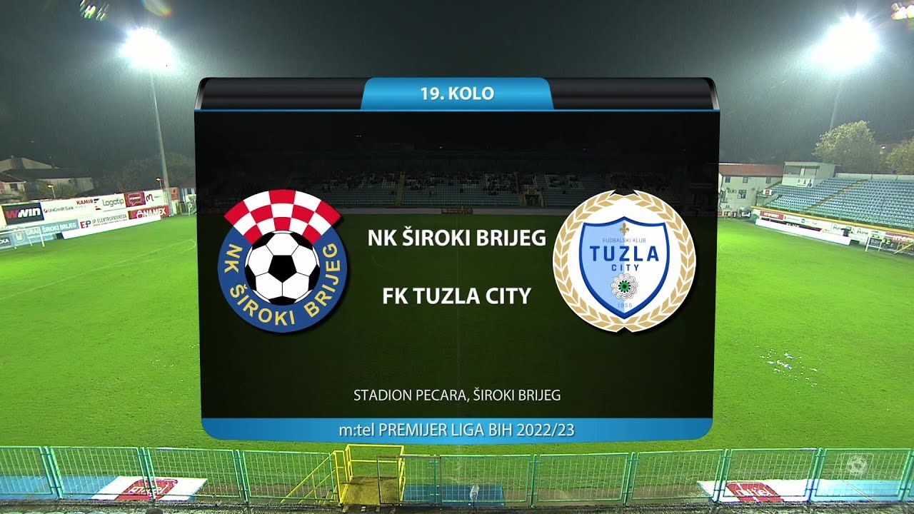 MTEL PREMIJER LIGA BIH (19. kolo): Široki Brijeg - Tuzla City 1:0 / 19.11.2022.