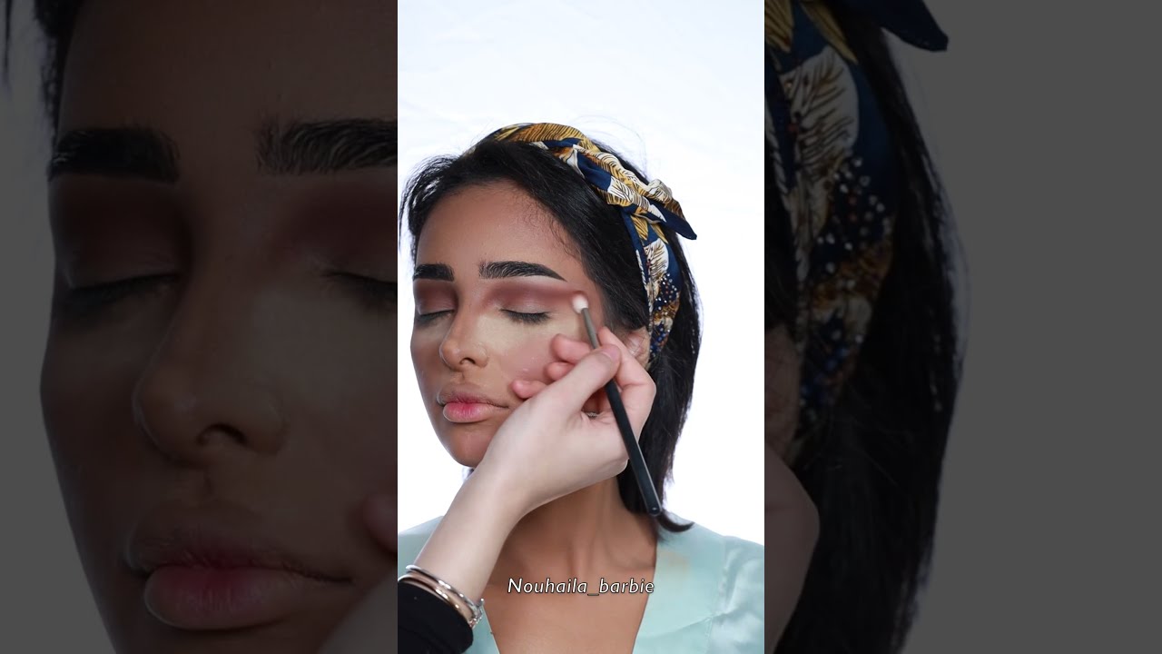 مكياج نهيلة باربي على بنت سمراء تغير رهيييييب😍
