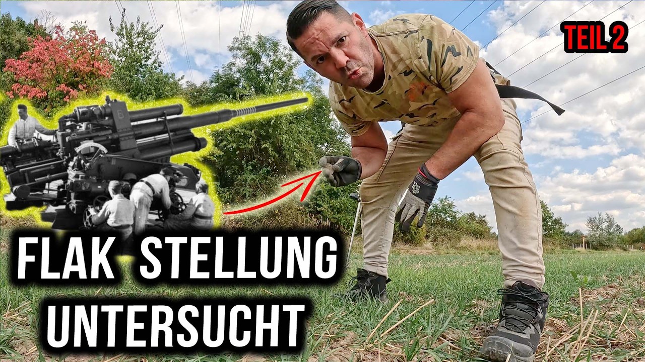 WW2 FLAK Stellung untersucht - TEIL 2