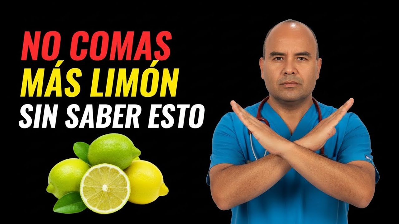 Nunca mezcles limón con estos 3 alimentos si tienes más de 60 años   Dr  Luis Cueva