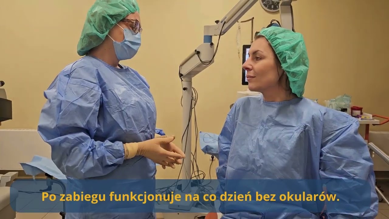 Refrakcyjna wymiana soczewki - historia Pani Ewy, 47 lat.