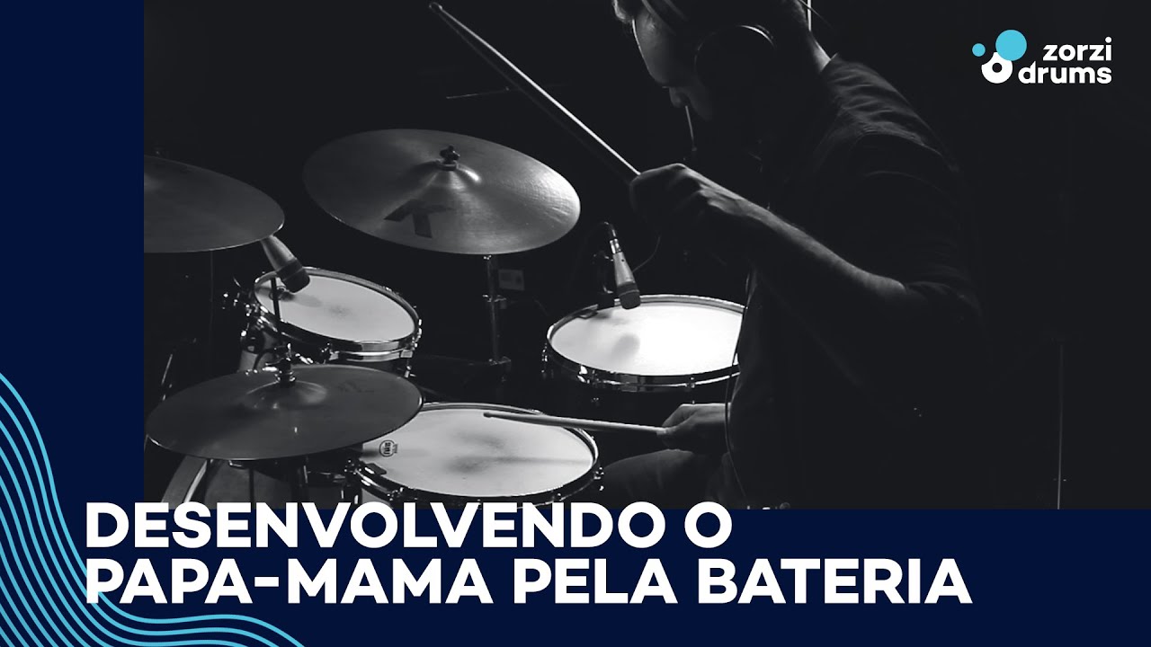 Como Aplicar o Papa-Mama Pela Bateria - Aula de Bateria