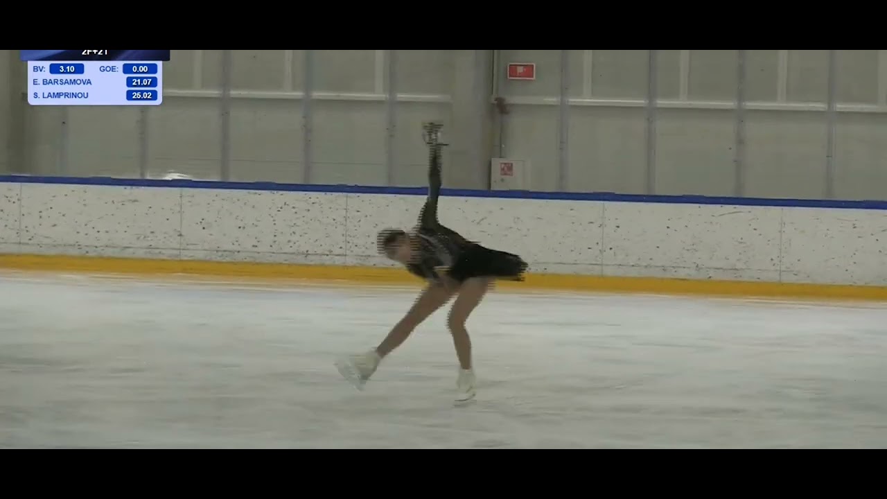 Evelina Barsamova LAT, Advanced Novice, FS, Daugava Open Cup 2025
