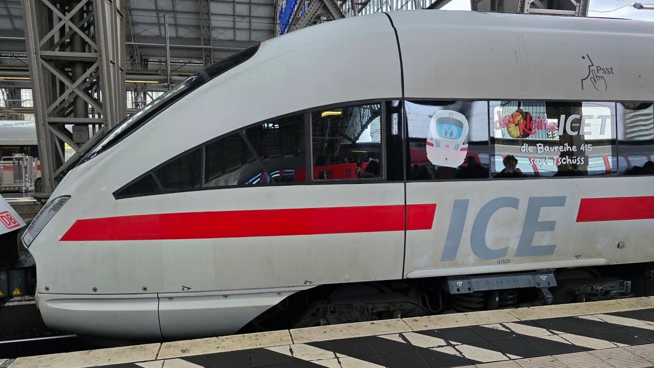 Einfahrt BR 415 für die Abschiedsfahrt in Frankfurt (Main) nach Leipzig