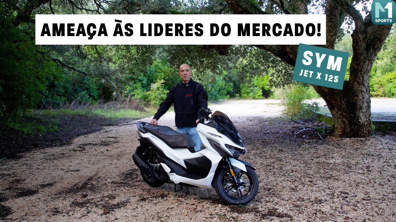 Será a SYM JET X 125 uma opção às lideres de mercado ? - SYM JET X 125 ABS