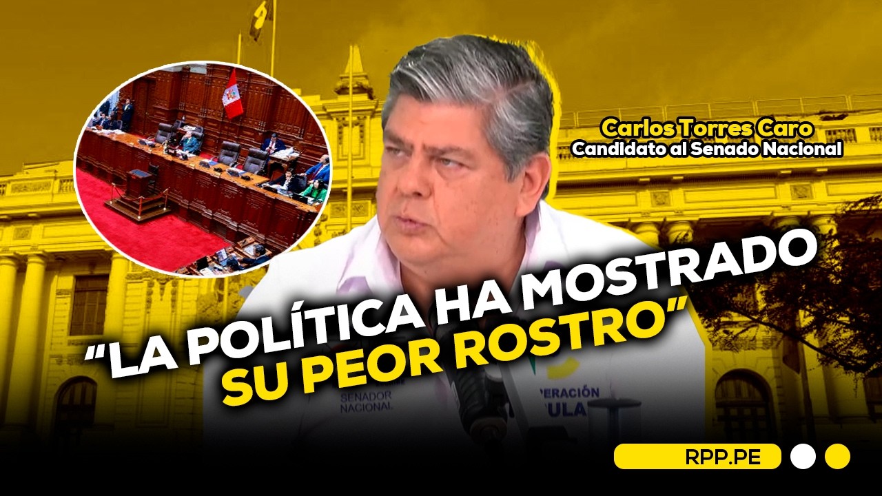 TORRES CARO CRITICÓ AL CONGRESO Y LAMENTÓ QUE EL CIUDADANO NO LE INTERESE LA POLÍTICA #ADNRPP