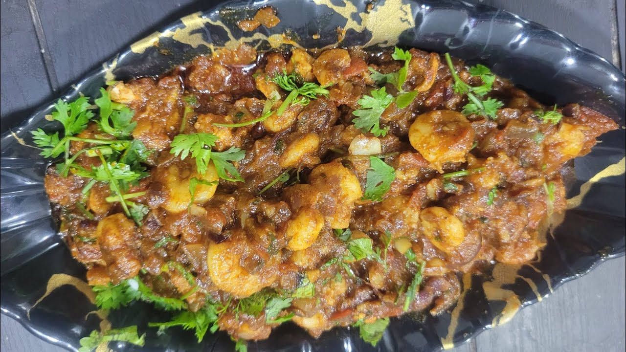  कांद्यातली सुकी कोलंबी 