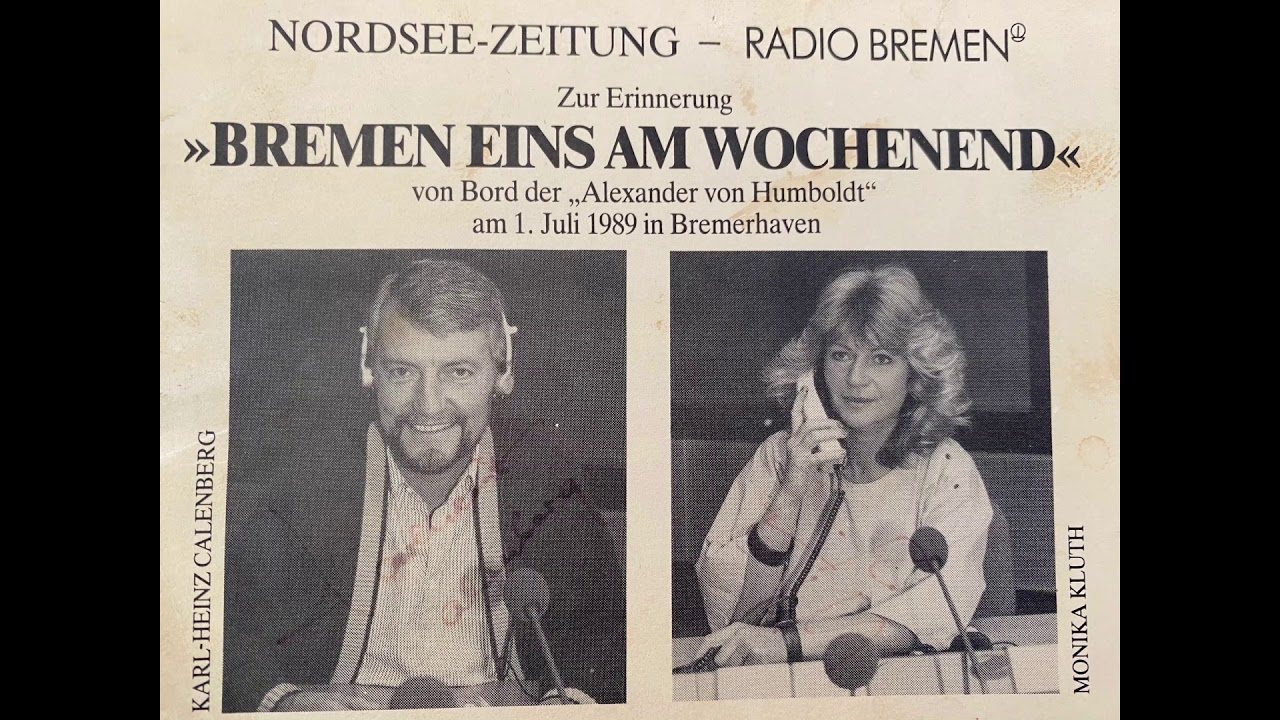 Monika Kluth und Karlheinz Calenberg  Radio Bremen eins Hansawelle