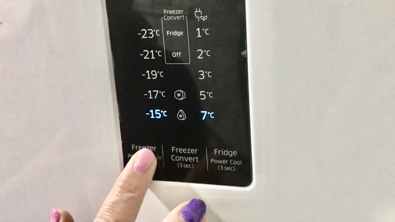 Настройка холодильника Samsung RT29K5452WW/ML - Setting up the refrigerator