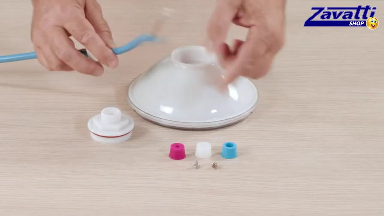 Come collegare una lampada PAR56 ecoproof al cavo di alimentazione