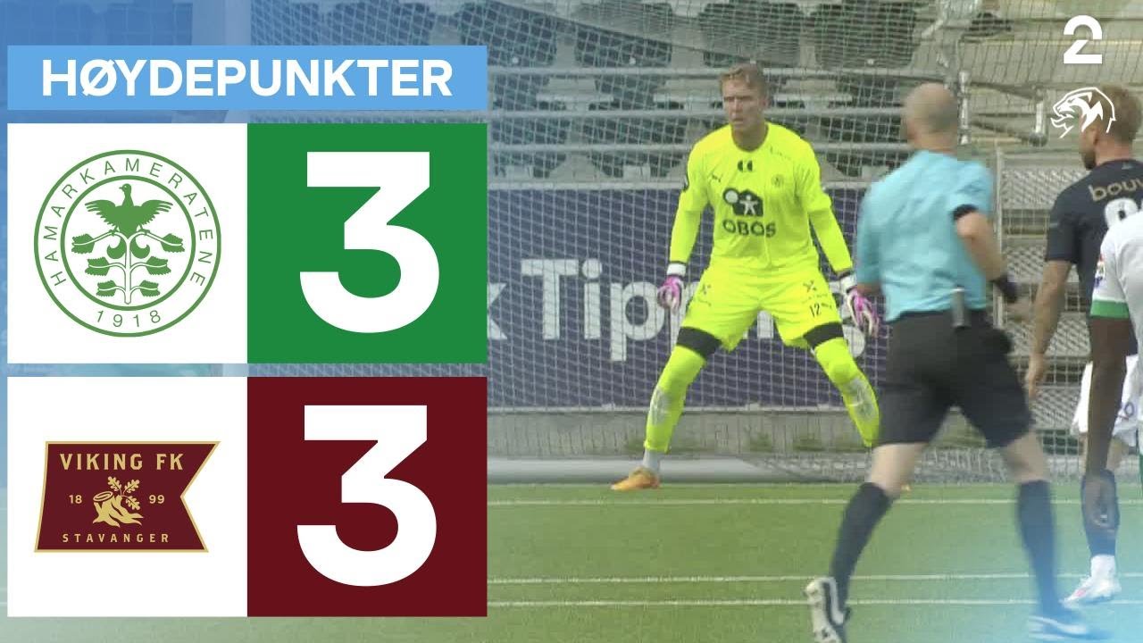 HamKam 3 - 3 Viking - H&oslash;ydepunkter