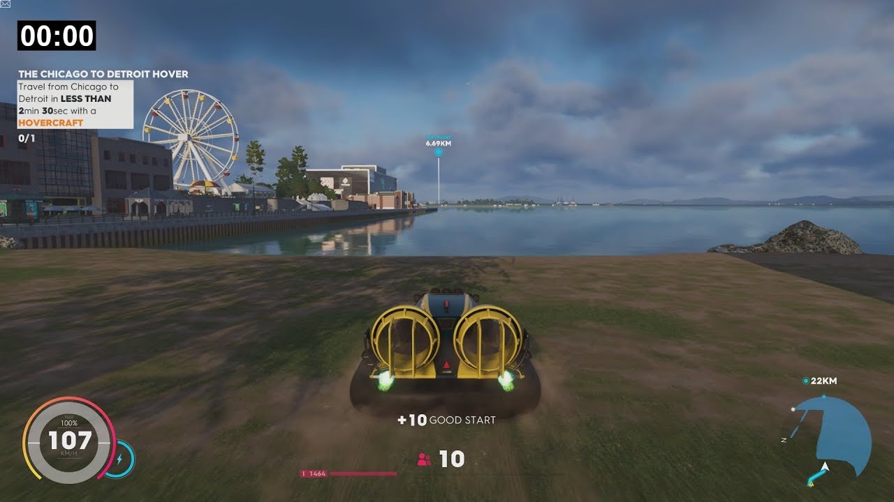 The Crew 2 Hobbies - The Chicago To Detroit Hover (Hovercraft)