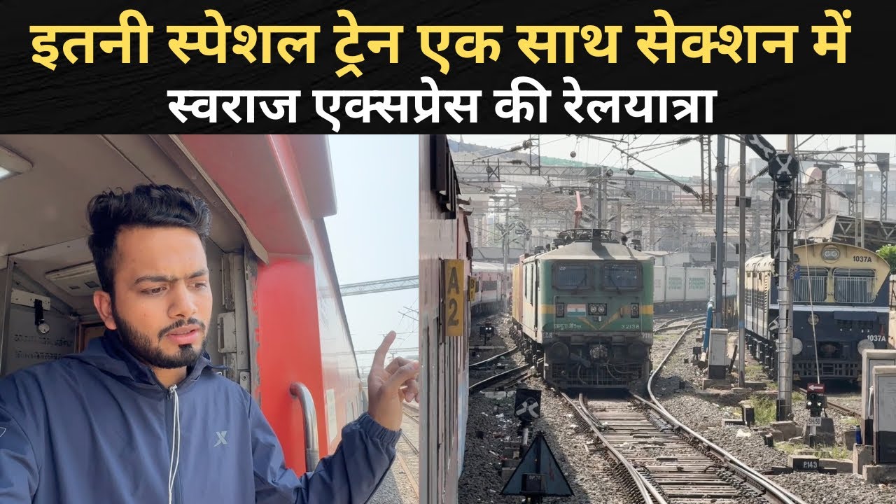 *ye zaruri he train me esa* Journey In Swaraj Express | Raw Experience | online Food Review 