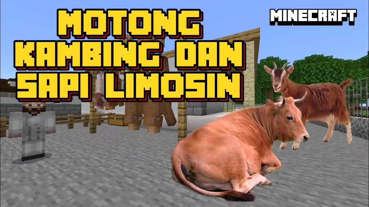 IDUL ADHA DI MINECRAFT! BELANJA HEWAN QURBAN SAMPE PROSES PEMOTONGAN!