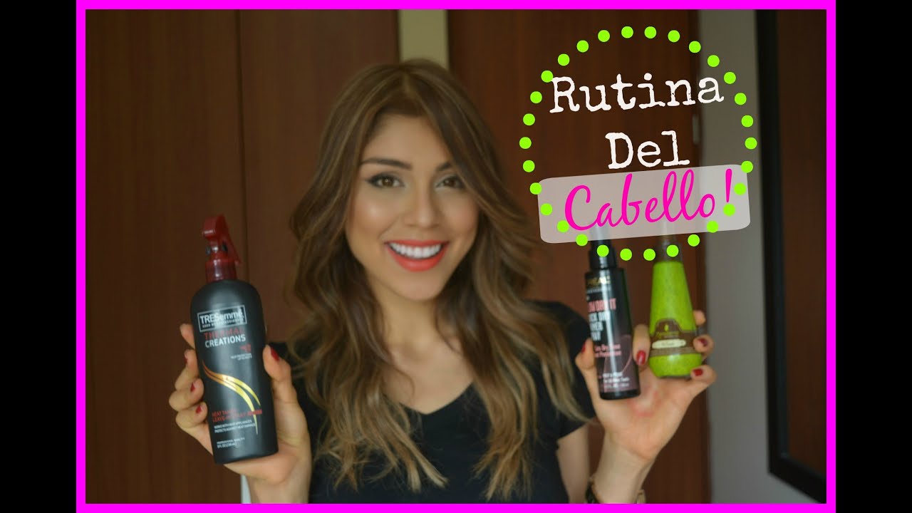 Mi rutina del cabello+ productos